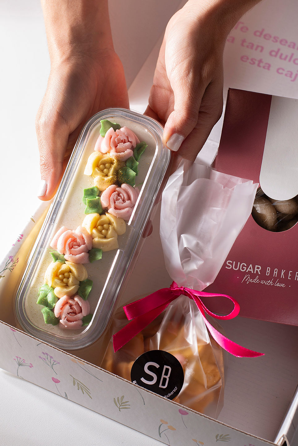 Mini cake de limon o banano decorado