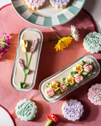 Mini cake de limon o banano decorado