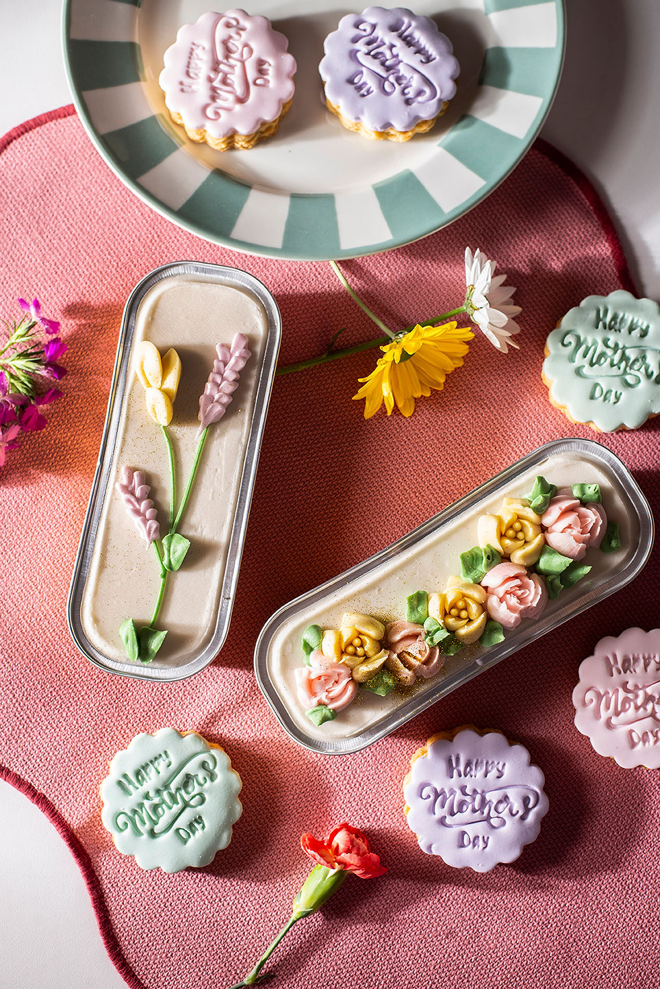 Mini cake de limon o banano decorado