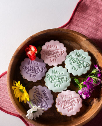 Galleta decorada del día de la madre