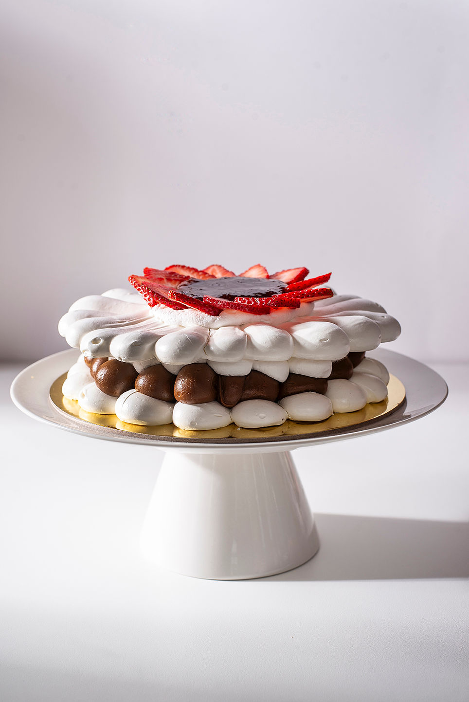 PAVLOVA EN FORMA DE MARGARITA (8/10 PORCIONES)