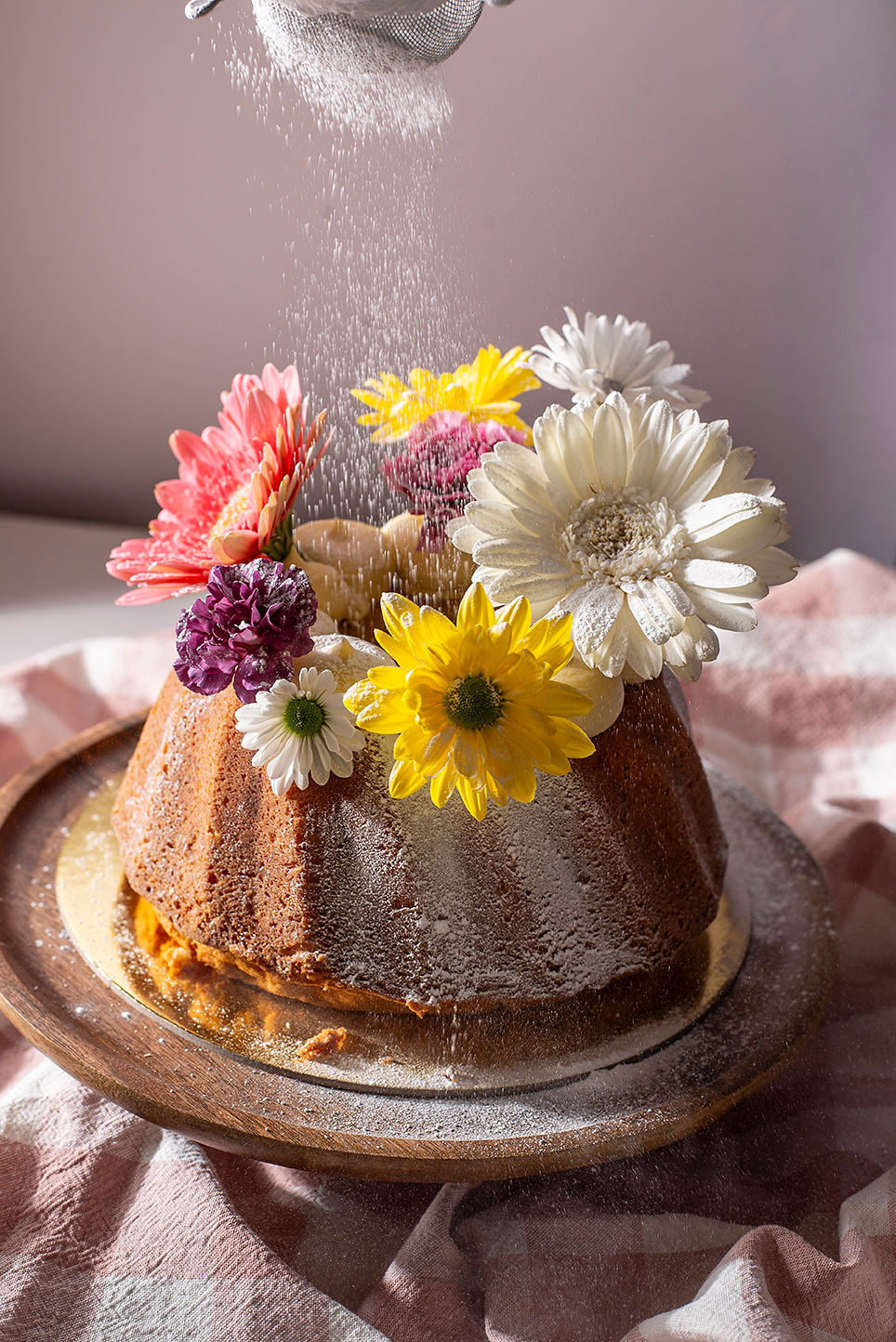 Queque de vainilla decorado (sin relleno)
