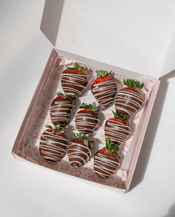 Fresas con chocolate (9 unidades)