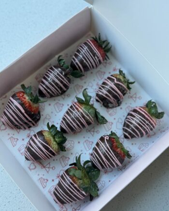 Fresas con chocolate (12 unidades)