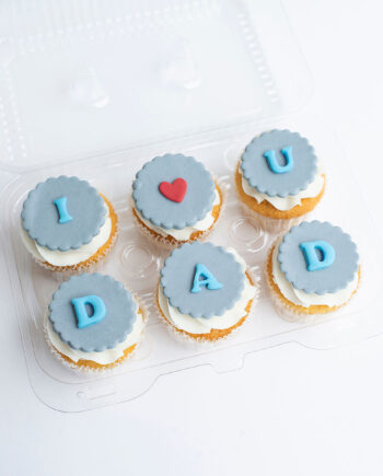 Cupcakes con mensaje - 6 unidades