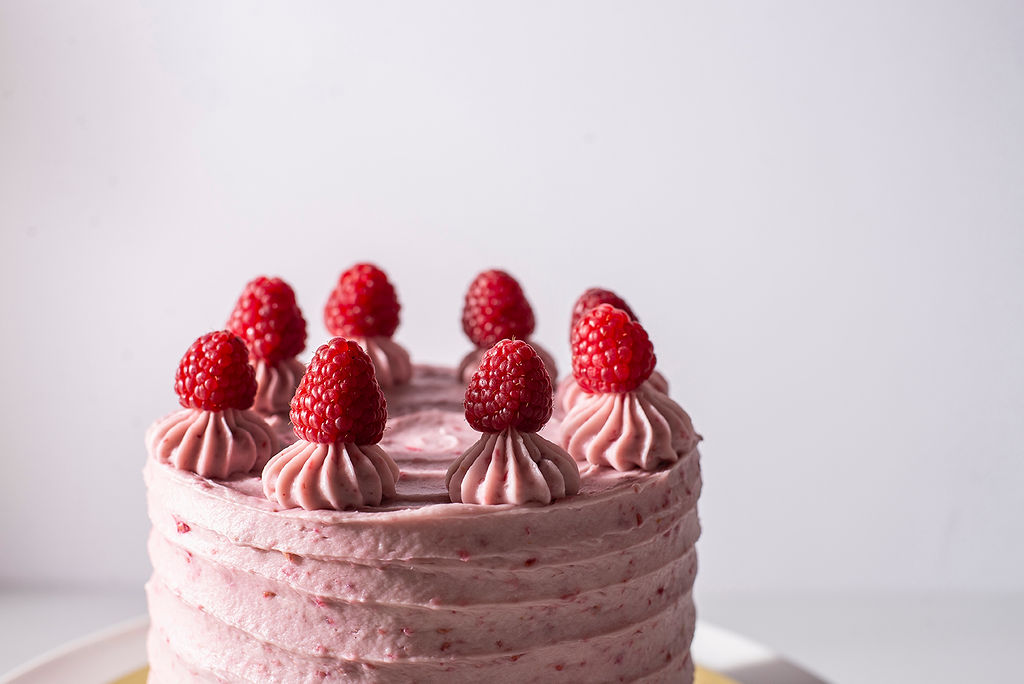 QUEQUE DE FRAMBUESA Y PISTACHO