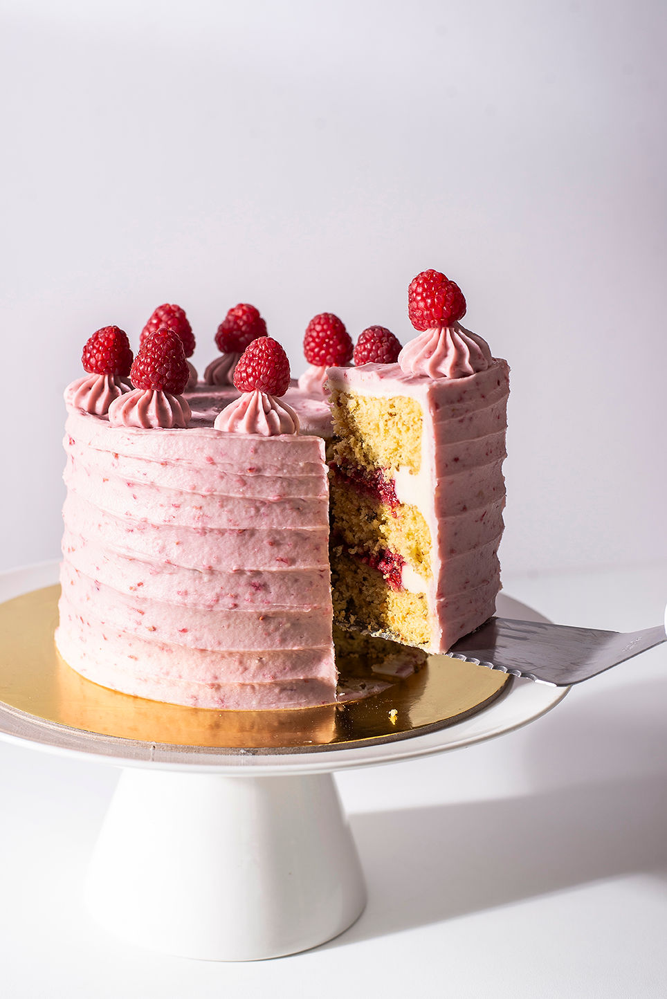 QUEQUE DE FRAMBUESA Y PISTACHO