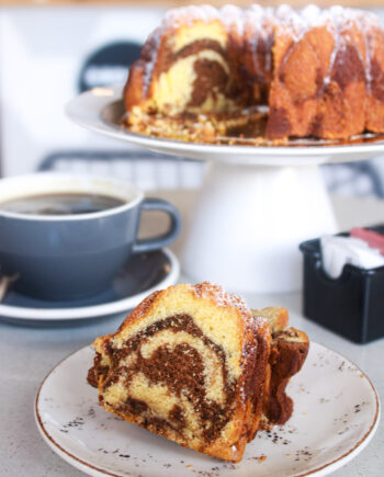 Queque marmoleado tradicional