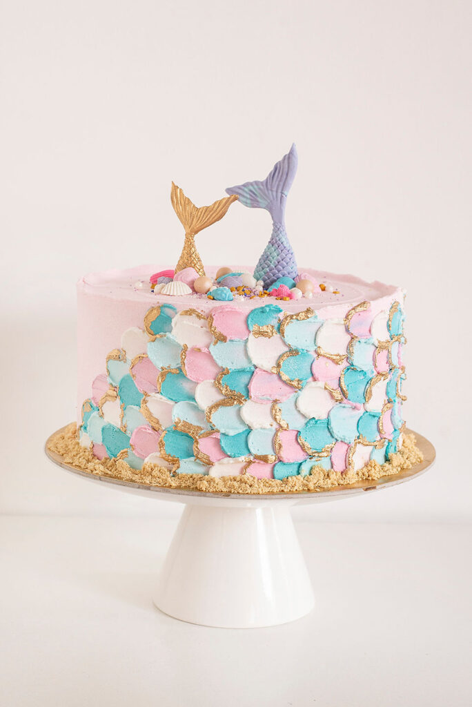 Cake con colas de sirena