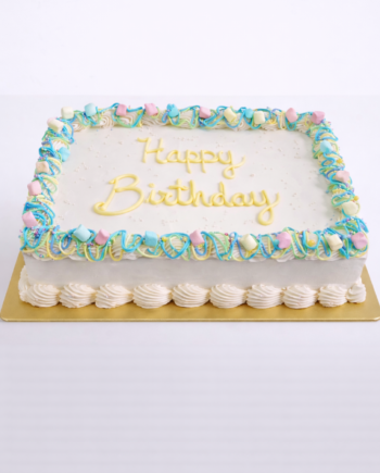 Cake rectangular en buttercream