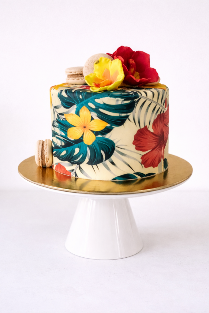 Cake con impresion forrado