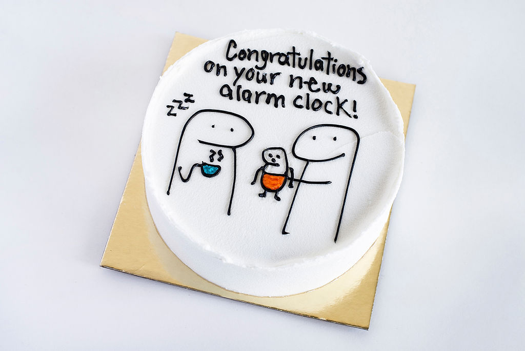 Lunch box cake con varios memes