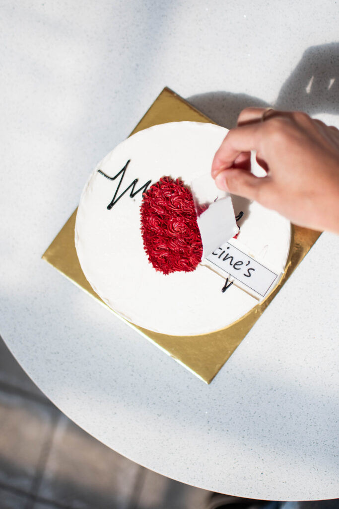Cake con mensaje oculto