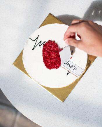 Cake con mensaje oculto