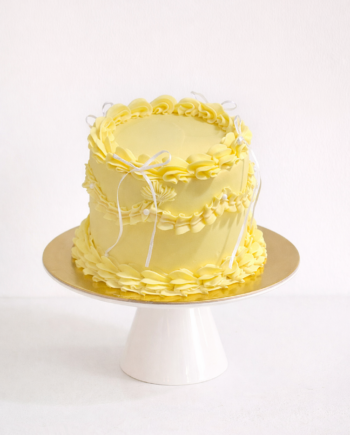 Vintage cake con lazos